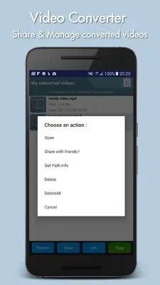 Video Converter android App screenshot 0