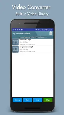 Video Converter android App screenshot 1